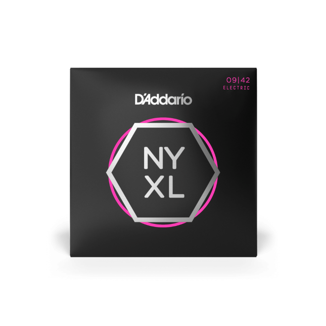 D'Addario NYXL0942 09-42 Super Light, NYXL Electric Guitar Strings