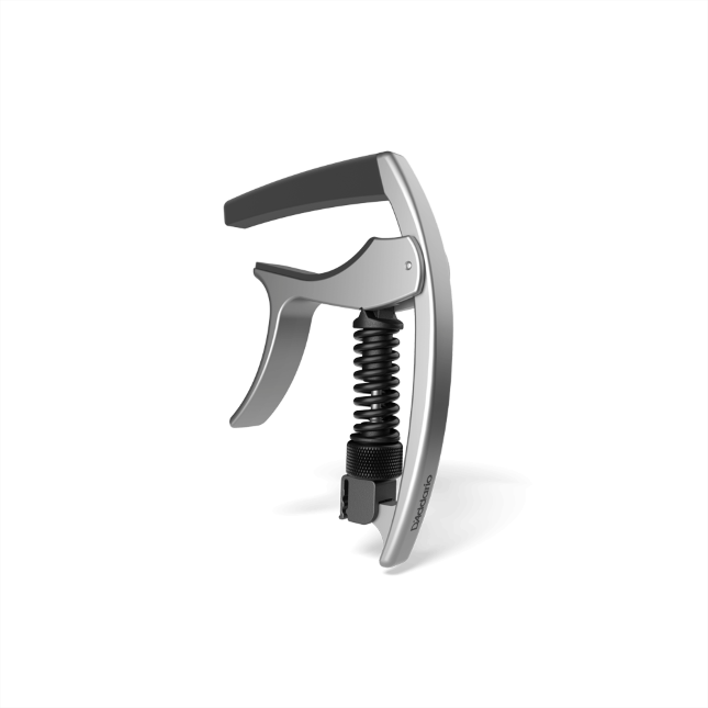 D'Addario PW-CP-09S Tri-Action Capo, Silver