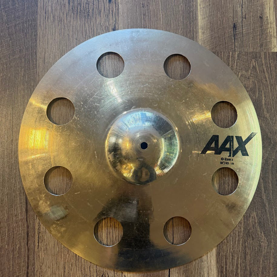 USED Sabian AAX 18" O-Zone Crash Cymbal