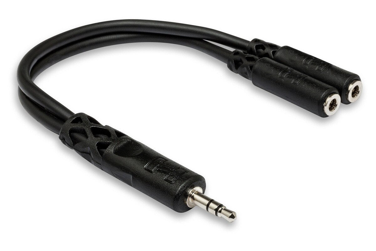 Hosa YMM-232 3.5mm TRS to Dual 3.5mm TRS Y Cable