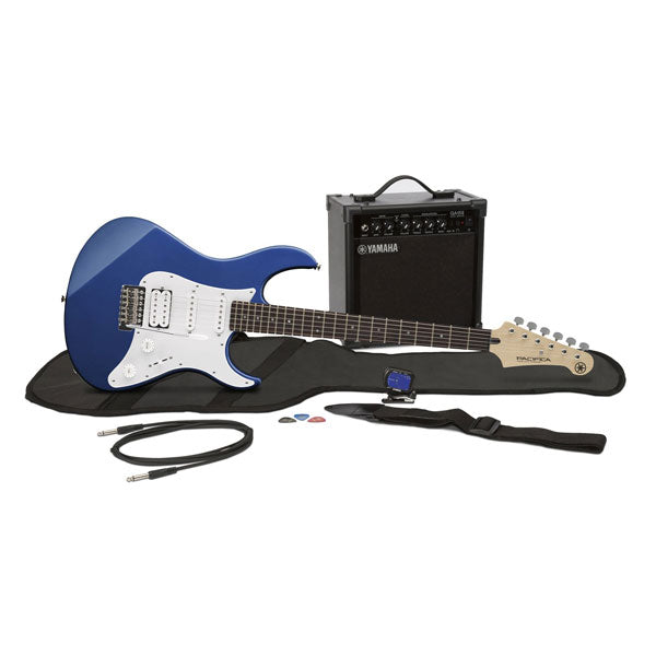 Yamaha GigMaker Gloss Dark Blue Metallic Finish Electric Guitar and Amplifier Starter Pack