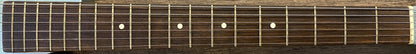 USED 1953 Kay K-125 Stratotone "Peanut" Gloss Refinished Teal Green Electric Guitar with Vox Hardshell Case