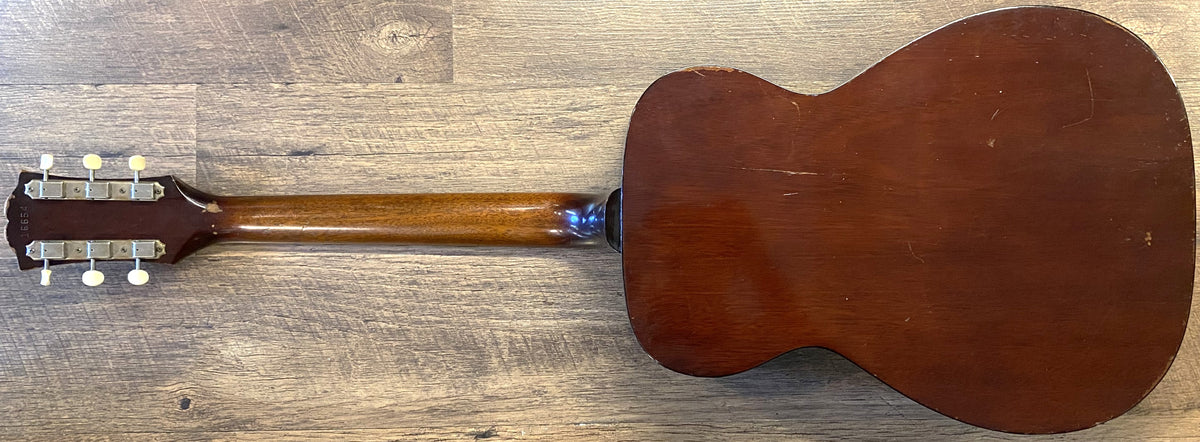 VINTAGE 1961 Guild F-20 Troubadour Sunburst Acoustic Guitar with Original Case