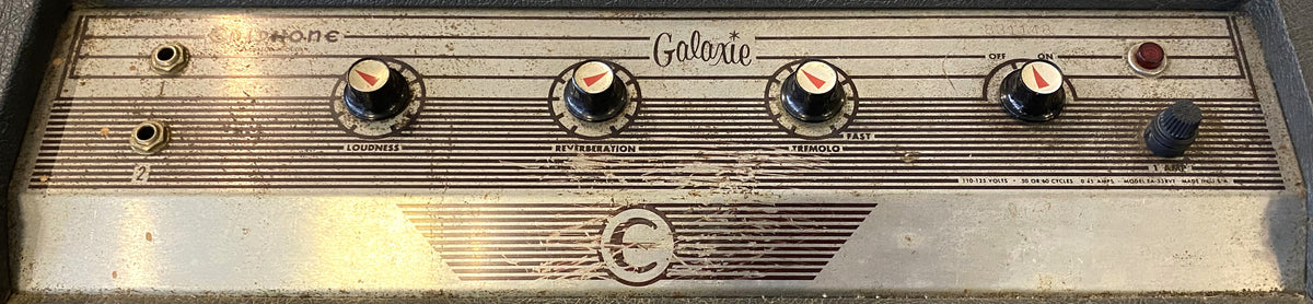 USED 1965 Epiphone Galaxie EA-33RVT 17-Watt 1 x 10" Tube Electric Guitar Combo Amplifier