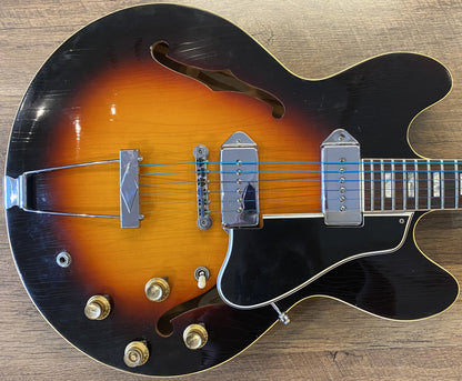 USED 1966 Gibson ES-330TD Gloss 3-Tone Sunburst Finish Hollowbody Electric Guitar with Original Hardshell Case