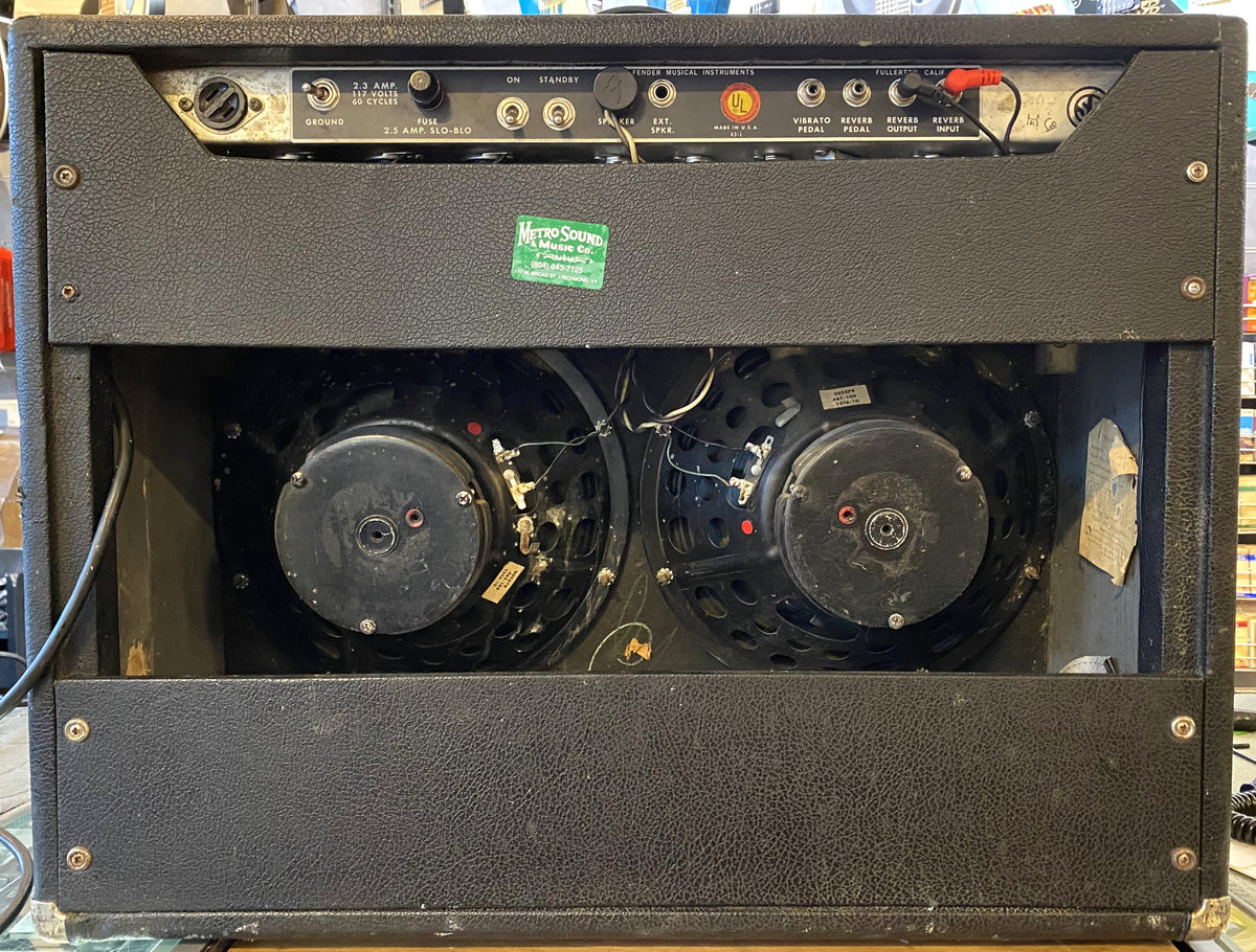 USED 1971 Fender Twin Reverb-Amp Silverface 2 x 12" 100-Watt All Tube Electric Guitar Combo Amplifier