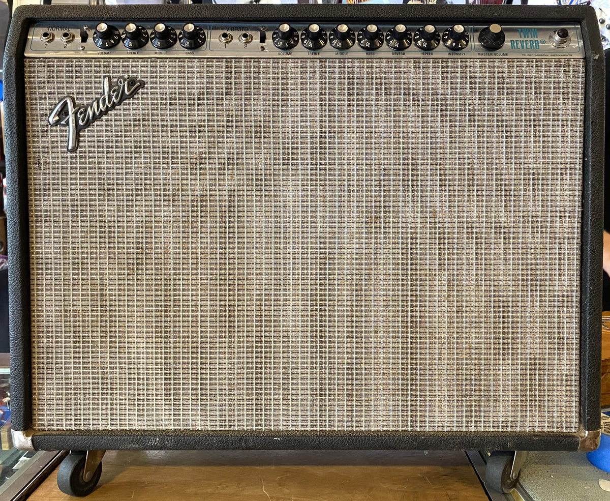 USED 1976 Fender Twin Reverb 100-Watt 2 x 12" 2-Channel All-Tube Electric Guitar Combo Amplifier