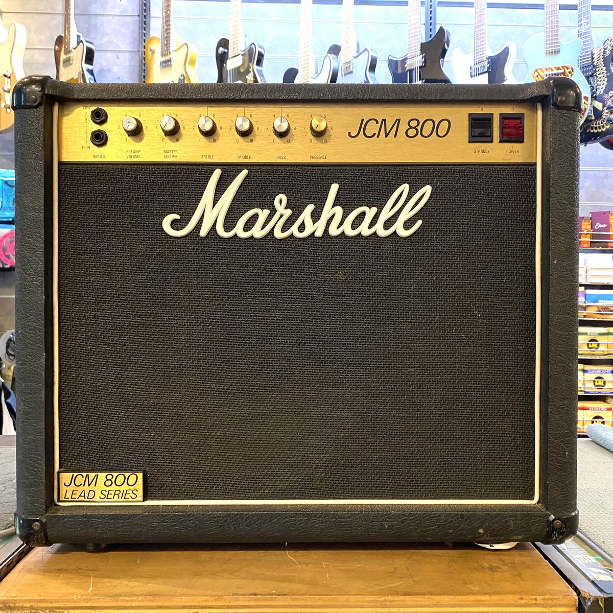 USED 1982 Marshall JCM 800 Lead Series Model 4010 50-Watt 1 x 12" Master Volume Electric Guitar Combo Amplifier