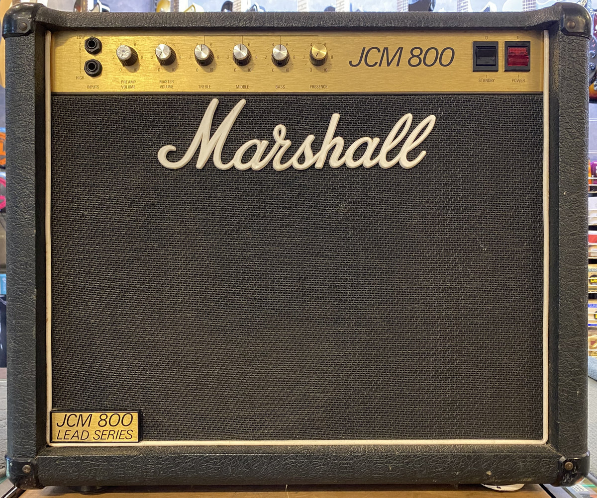 USED 1982 Marshall JCM 800 Lead Series Model 4010 50-Watt 1 x 12" Master Volume Electric Guitar Combo Amplifier