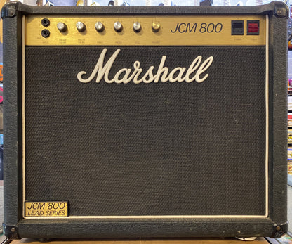 USED 1982 Marshall JCM 800 Lead Series Model 4010 50-Watt 1 x 12" Master Volume Electric Guitar Combo Amplifier