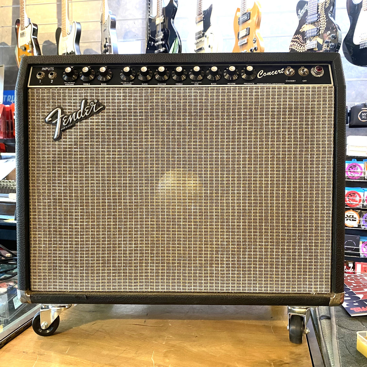 USED 1983 Fender Concert "Rivera-era" 60-Watt All Tube 1 x 12" 2-Channel Electric Guitar Combo Amplifier