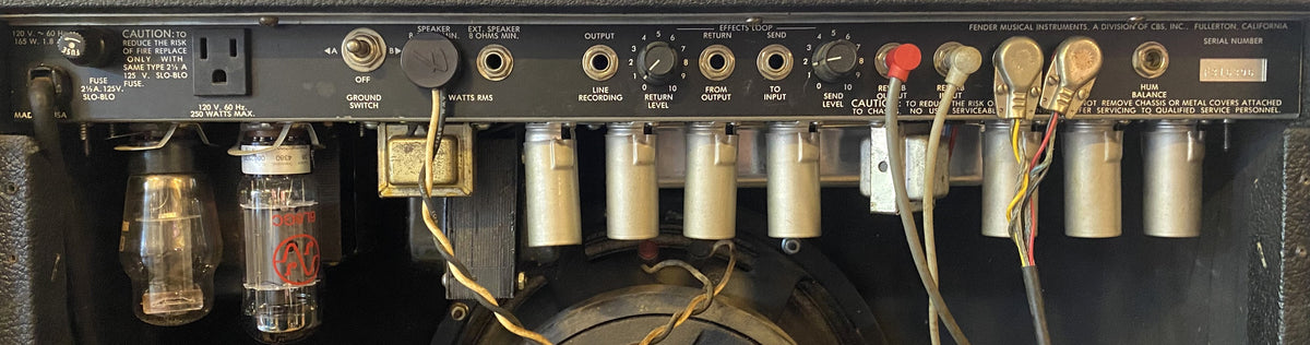 USED 1983 Fender Concert "Rivera-era" 60-Watt All Tube 1 x 12" 2-Channel Electric Guitar Combo Amplifier