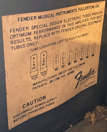 USED 1983 Fender Concert "Rivera-era" 60-Watt All Tube 1 x 12" 2-Channel Electric Guitar Combo Amplifier