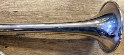 USED 1988 Bach Stradivarius Model 189S with 229 Bell Silver-Plated Professional Eb Trumpet