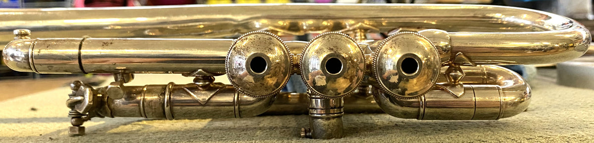 USED 1988 Bach Stradivarius Model 189S with 229 Bell Silver-Plated Professional Eb Trumpet