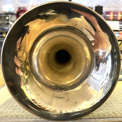 USED 1988 Bach Stradivarius Model 189S with 229 Bell Silver-Plated Professional Eb Trumpet