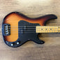 USED 1989 G&L SB-1 Gloss 3-Tone Sunburst Finish Electric Bass Guitar with Hardshell Case