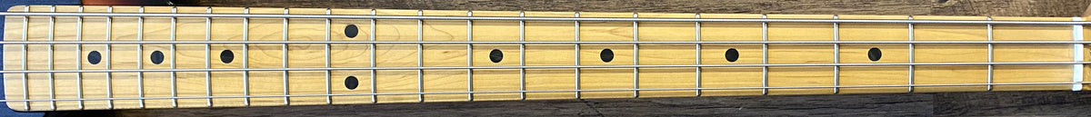 USED 1989 G&L SB-1 Gloss 3-Tone Sunburst Finish Electric Bass Guitar with Hardshell Case