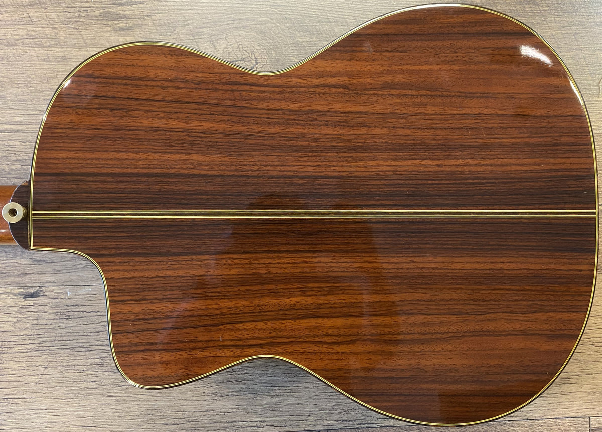 Takemine TC132SC Natural Gloss Finish Classical Nylon-String Acoustic Electric Guitar with Hardshell Case & Guitar Stand