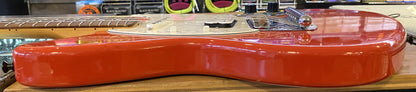 USED 1997 Fender Jag-Stang Gloss Fiesta Red Finish Electric Guitar