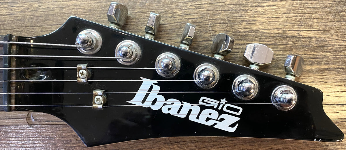 USED 2002 Ibanez Gio GSA 60 Gloss Black Finish Electric Guitar