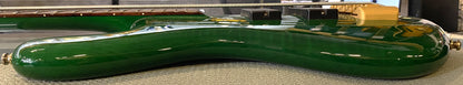 USED 2002 Spector Euro Series NS5-CRFM Gloss Transparent Emerald Green Finish Neck-Thru 5-String Active Electric Bass Guitar with Original Hardshell Case