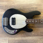 USED 2003 Ernie Ball Music Man S.U.B. 2EQ Textured Matte Black Finish Active Electric Bass Guitar with Original Hardshell Case