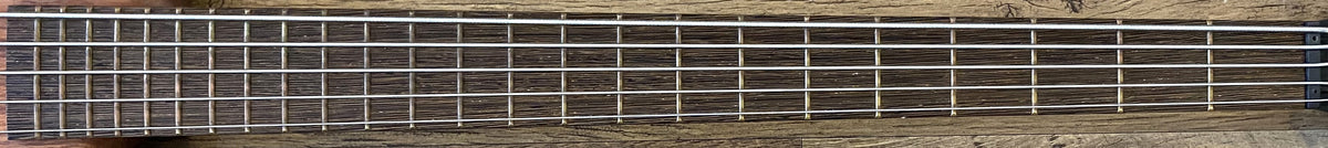 USED 2006 Warwick Pro Series Corvette Standard Natural Satin Finish 5-String Active Electric Bass Guitar with Original Gig Bag