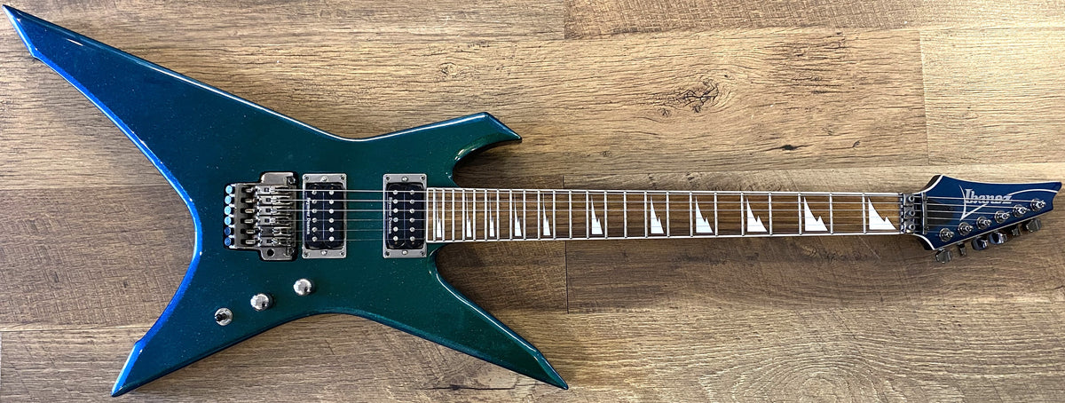 USED 2007 Ibanez XPT700 Xiphos Gloss Blue Chameleon Finish Electric Guitar with Original Hardshell Case