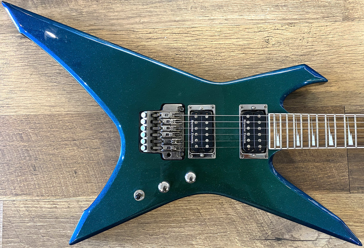 USED 2007 Ibanez XPT700 Xiphos Gloss Blue Chameleon Finish Electric Guitar with Original Hardshell Case