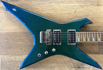 USED 2007 Ibanez XPT700 Xiphos Gloss Blue Chameleon Finish Electric Guitar with Original Hardshell Case