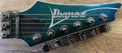 USED 2007 Ibanez XPT700 Xiphos Gloss Blue Chameleon Finish Electric Guitar with Original Hardshell Case