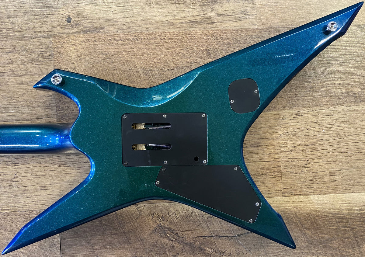 USED 2007 Ibanez XPT700 Xiphos Gloss Blue Chameleon Finish Electric Guitar with Original Hardshell Case