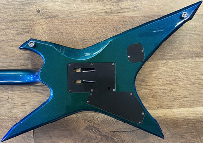 USED 2007 Ibanez XPT700 Xiphos Gloss Blue Chameleon Finish Electric Guitar with Original Hardshell Case