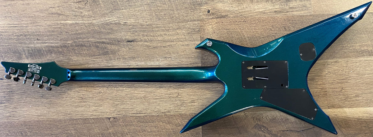 USED 2007 Ibanez XPT700 Xiphos Gloss Blue Chameleon Finish Electric Guitar with Original Hardshell Case