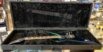 USED 2007 Ibanez XPT700 Xiphos Gloss Blue Chameleon Finish Electric Guitar with Original Hardshell Case