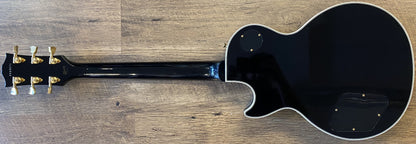 USED 2009 Gibson Custom Shop Les Paul Custom Gloss Ebony Finish Electric Guitar with Original Hardshell Case