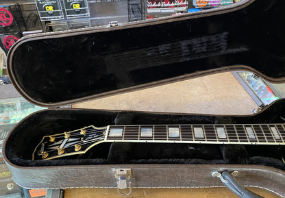USED 2009 Gibson Custom Shop Les Paul Custom Gloss Ebony Finish Electric Guitar with Original Hardshell Case