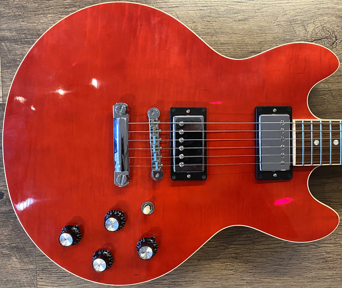 USED 2013 Gibson Memphis ES-339 Traditional Pro Figured Cherry Finish Semi-Hollowbody Electric Guitar with Original Hardshell Case