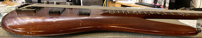USED 2013 Ibanez SoundGear SR505L Natural Satin Finish Left-Handed 5-String Active Electric Bass Guitar