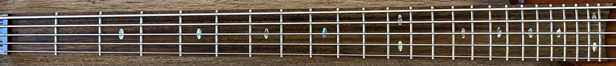 USED 2013 Ibanez SoundGear SR505L Natural Satin Finish Left-Handed 5-String Active Electric Bass Guitar