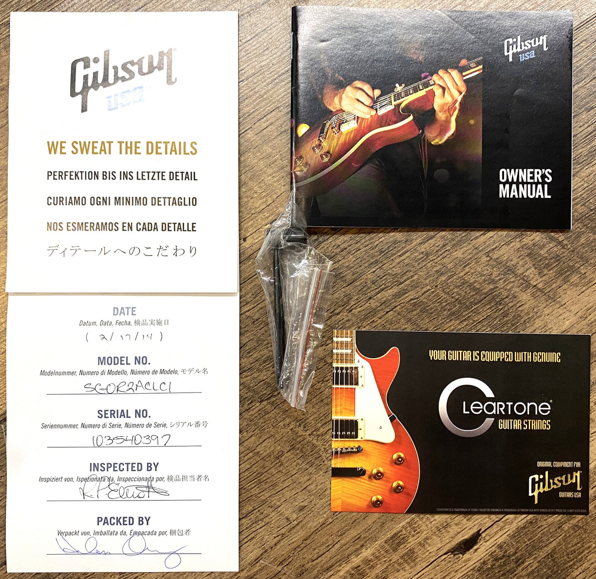 USED 2014 Gibson SG Original II Aged Cherry Finish Electric Guitar with Original Hardshell Case