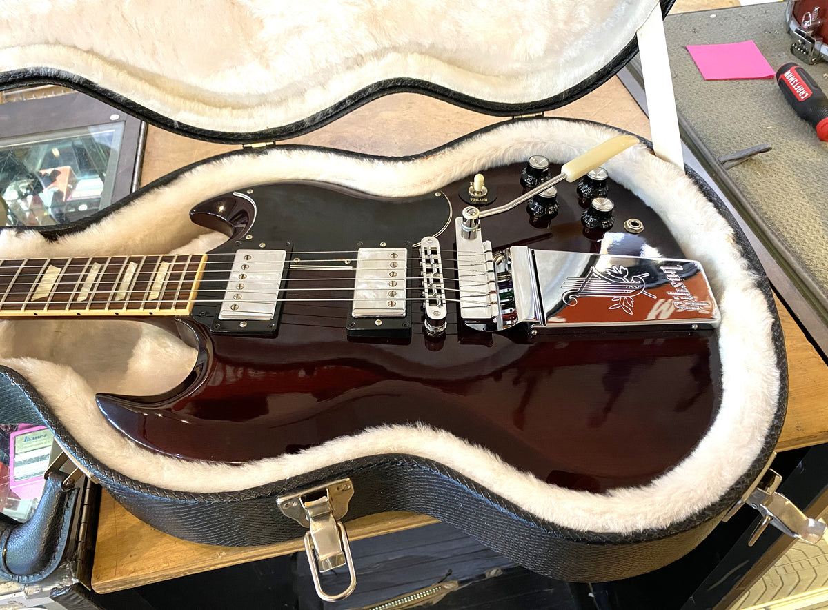 USED 2014 Gibson SG Original II Aged Cherry Finish Electric Guitar with Original Hardshell Case