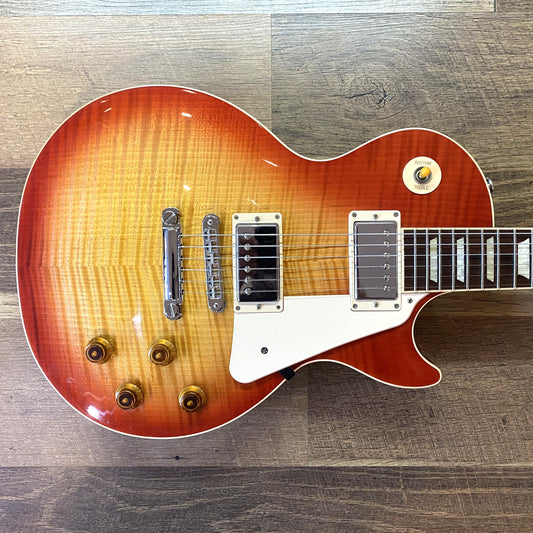 USED 2016 Gibson Les Paul Standard T Gloss Heritage Cherry Sunburst Finish Electric Guitar with Original Hardshell Case