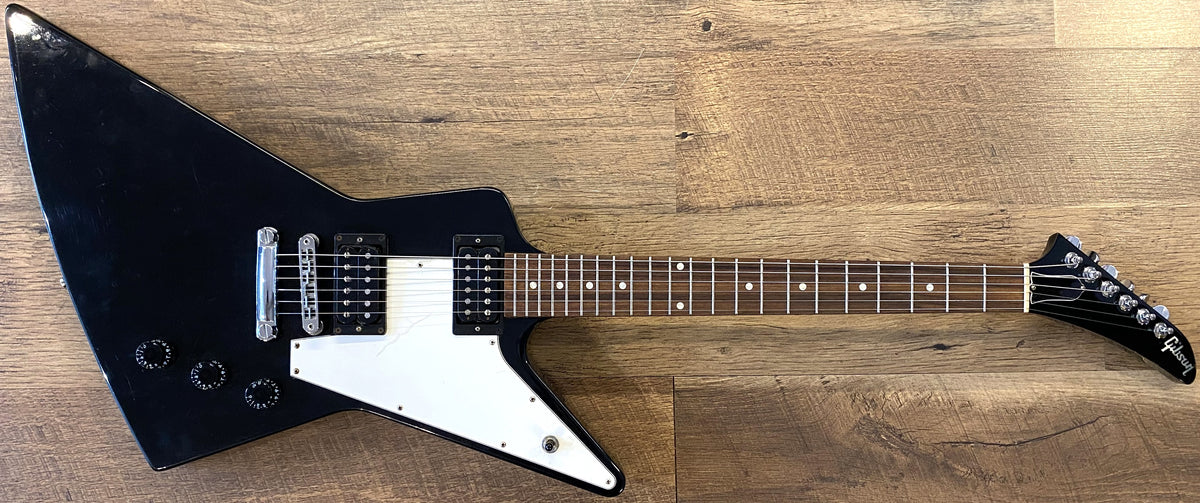USED 2017 Gibson Explorer T Gloss Ebony Finish Electric Guitar with Original Hardshell Case