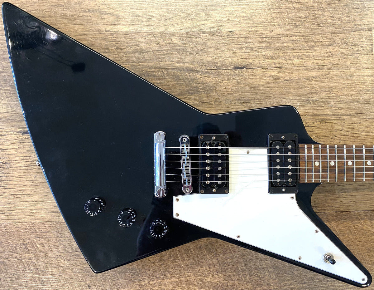 USED 2017 Gibson Explorer T Gloss Ebony Finish Electric Guitar with Original Hardshell Case