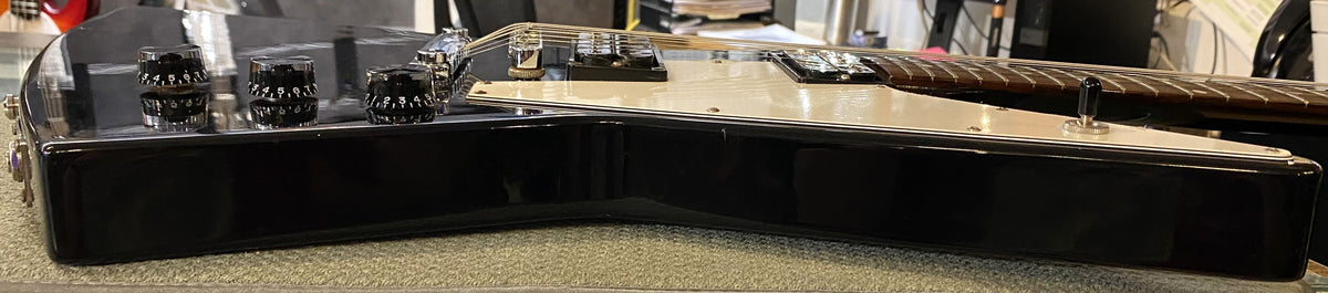 USED 2017 Gibson Explorer T Gloss Ebony Finish Electric Guitar with Original Hardshell Case