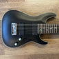 USED 2020 Schecter Diamond Series Damien Platinum 8 Matte Black Finish 8-String Active Electric Guitar