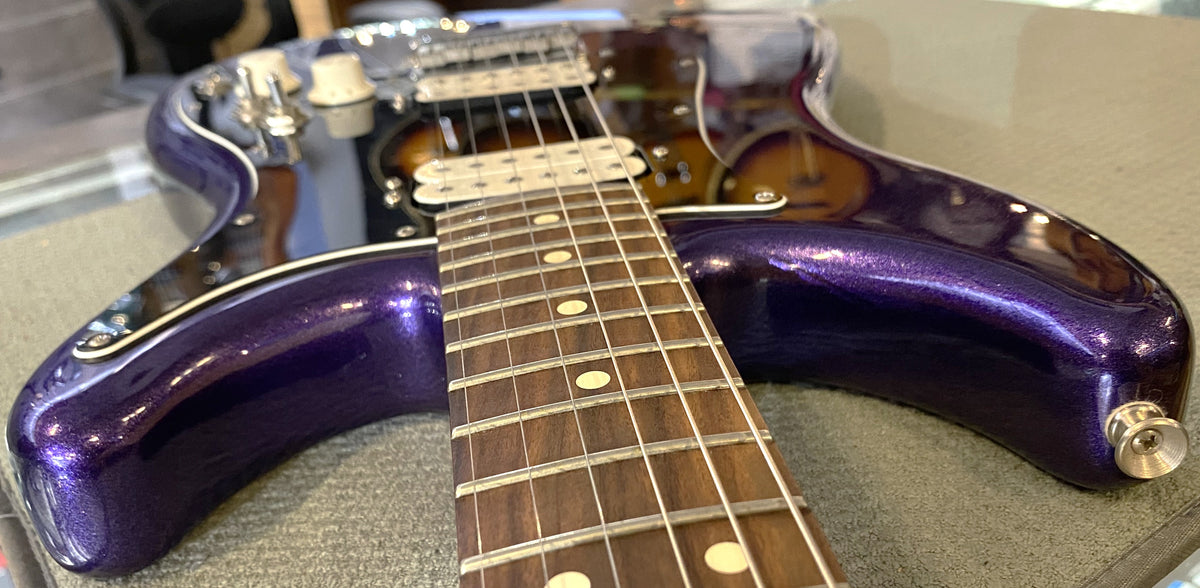 USED 2020 Fender Player Series Lead III Gloss Purple Metallic Finish Electric Guitar
