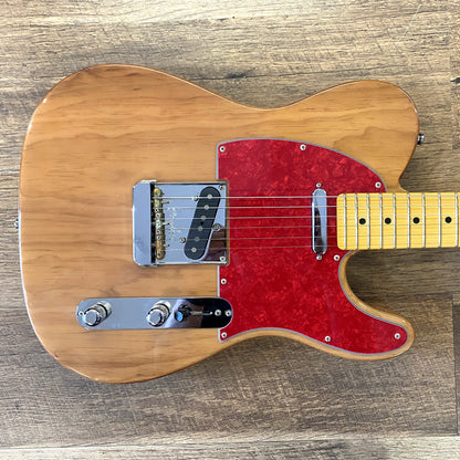 USED 2021 Fender American Professional II Telecaster Roasted Pine Natural Gloss Finish Electric Guitar with Original Hardshell Case